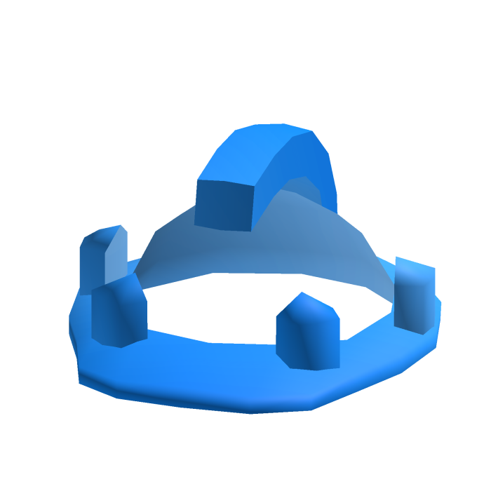 Blue Gradient Hard Hat Outline (Addon)