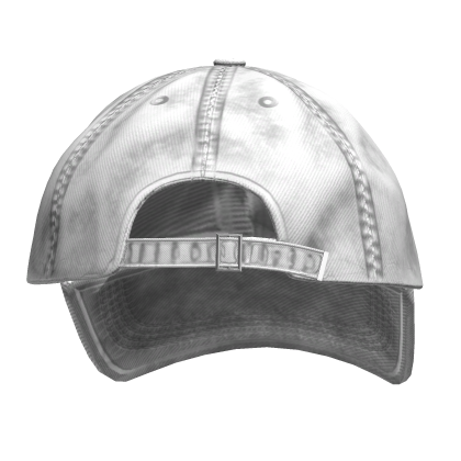 White Backwards Grunge Distressed Cap Roblox item