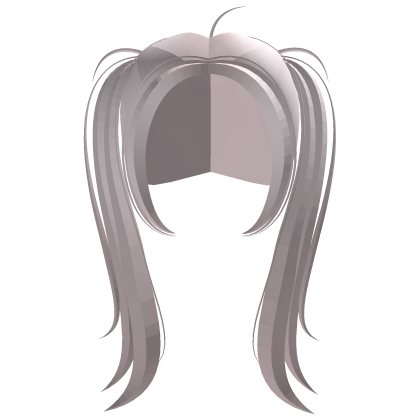 𐔌 ˚. Adorable long pigtails in pastel pink Roblox item