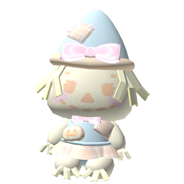 . ‿ ♡ scarecrow cutie halloween pumpkin plushie