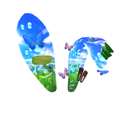 Frutiger Aero Bunny Ears Roblox item