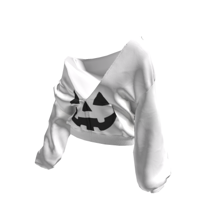 🎃 Halloween Pullover Baggy Hoodie White&Black