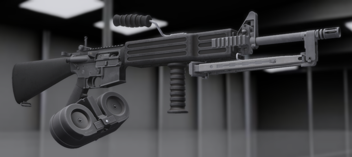 Colt LMG/Diemaco C7 LSW preview 1