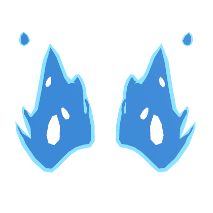 Water Aqua Furry Ears Roblox item