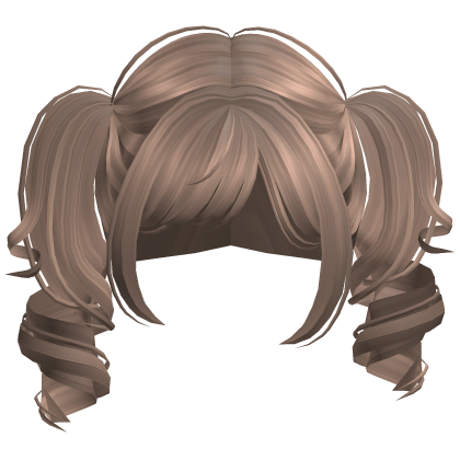 Curly Fairy Girl Pigtails (Milktea) Roblox item