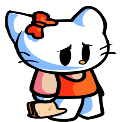 Hello Kitty (Hell On Kitty, Idle, Worried) Roblox decal