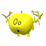 Yellow Toxic Apple Antlers