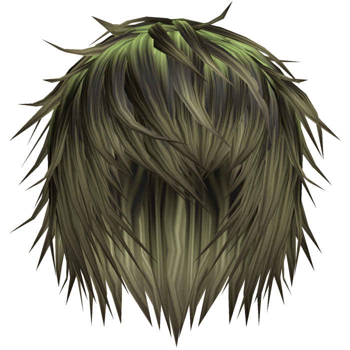 acid green monster emo hair