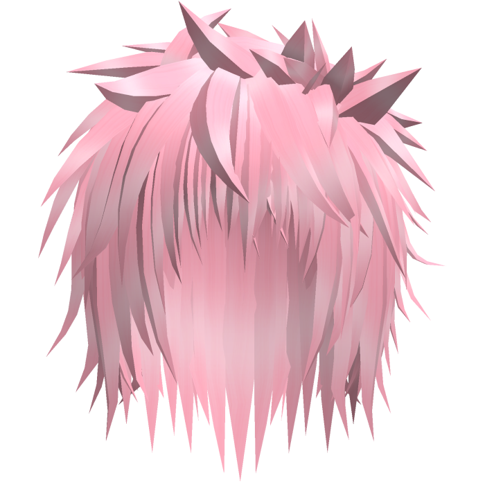 pink emo spiky messy vampire punk anime boy hair