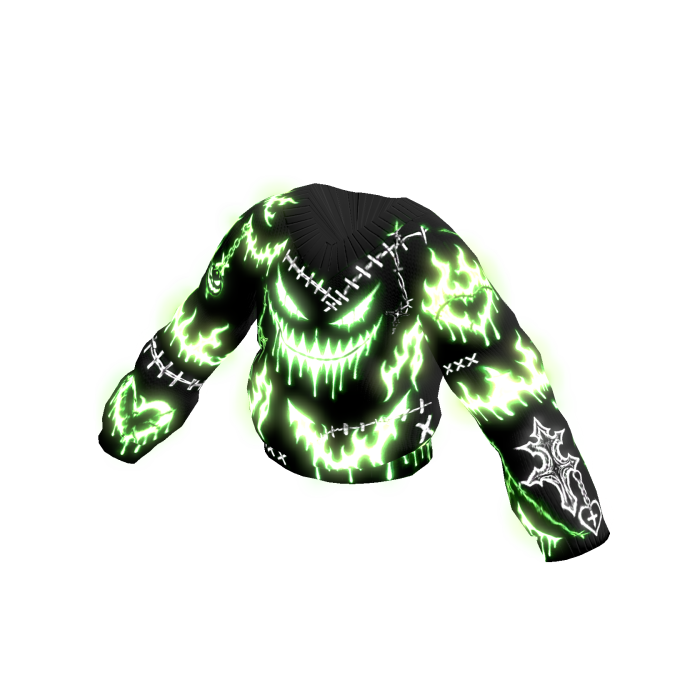 🔆 Halloween Jack O Green Monster [Emissive]