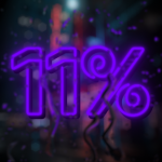 11%