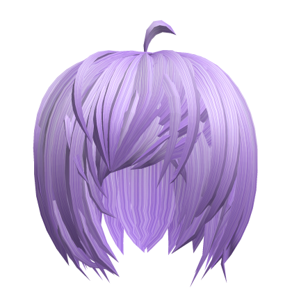 cute purple pastel messy anime hair x_X Roblox item