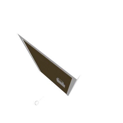 Locked Door With Key (White)