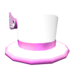 Pink Angelic Top Hat