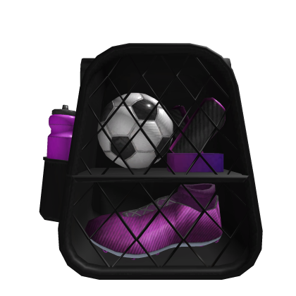 [Blocky Pink] Soccer/Football Sports Bag