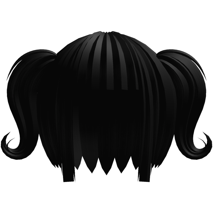 ☾ ⭑ Spectral Gothic Pigtails || Black