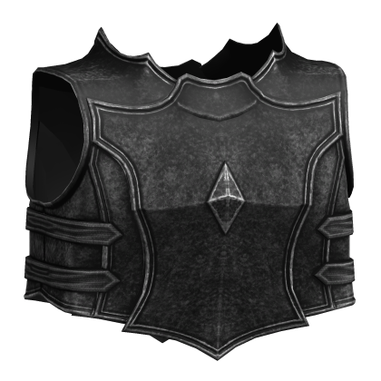 Black Medieval Knight Chestplate