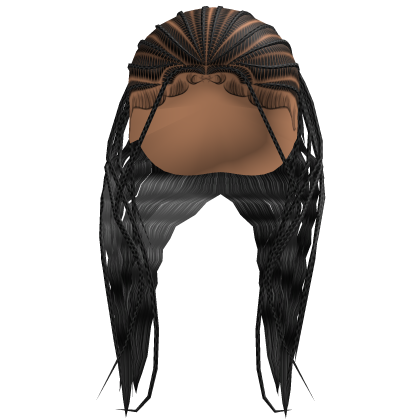 Crimped Fulani Braids [Black] Roblox item