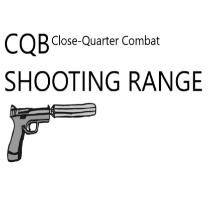 CQB Shooting range sign