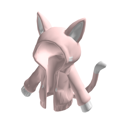 Light Pink Cat Hoodie