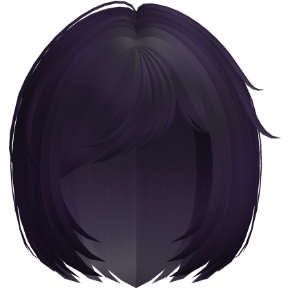 ♱ cute gothic short messy bob in purple
