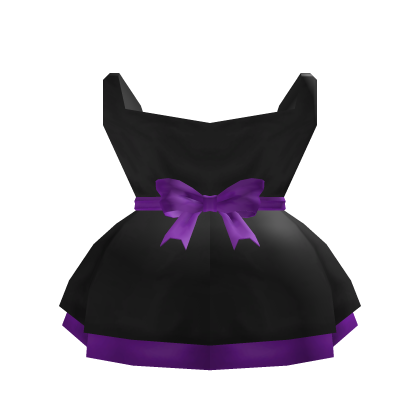 Witch Dress With Bow Purple (1.0)