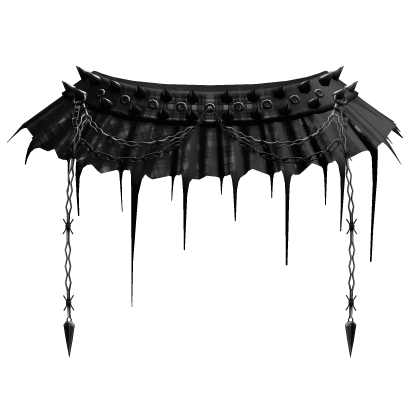 ┊♰ ꒱ gothic studded chain mini skirt  3.0 ꒰plaid꒱