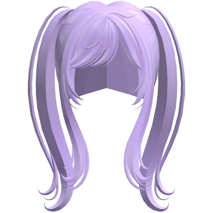 pink long dolly moe twin tail anime hair
