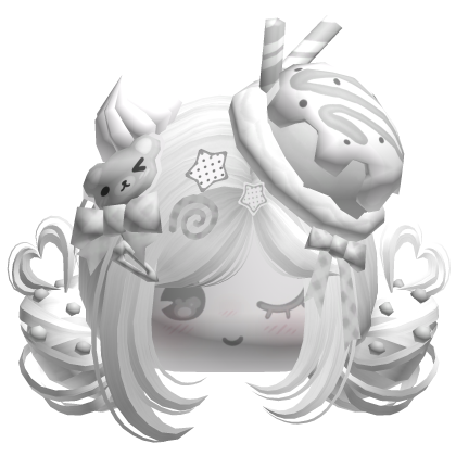♡ Ice Cream Girly Buns (White)