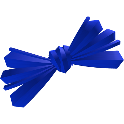🕸️๋. ⭑ Mourning Scene Bow || Blue