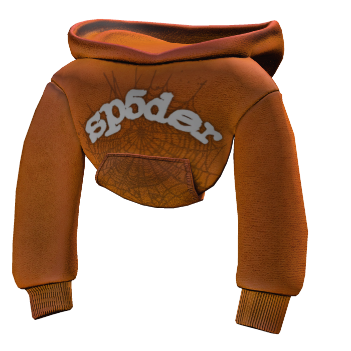 [3.0] Orange Sp5der Shoulder Hoodie