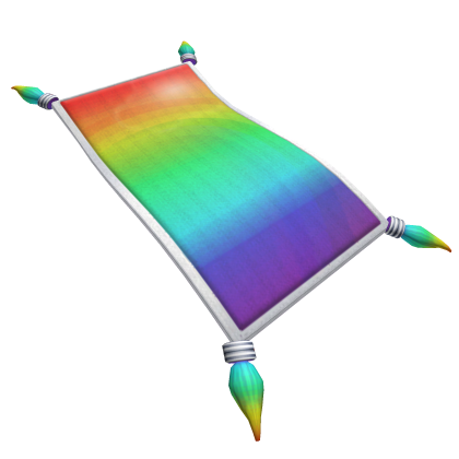 🌈Rideable Rainbow Carpet⭐