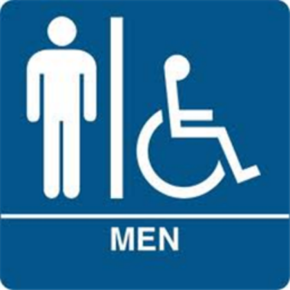 Men's Bathroom Sign Roblox decal
