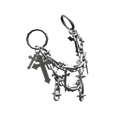 Left Waist Chains w/ Crosses › Silver thumbnail