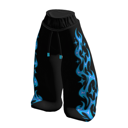 Blue Baggy Pants