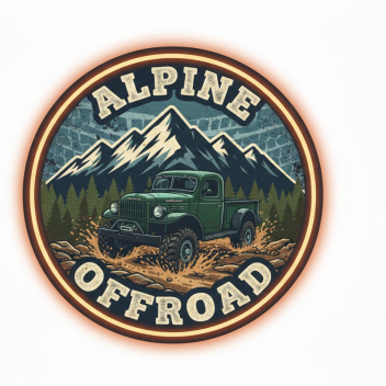 Alpine realistisches Gelände