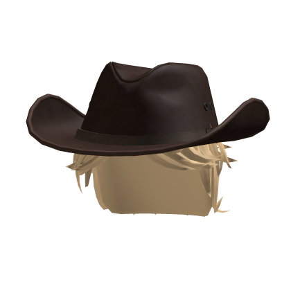 Messy Hair + Cowboy Hat