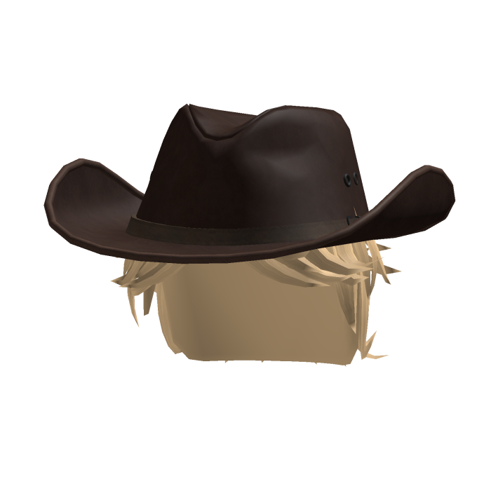 Messy Hair + Cowboy Hat
