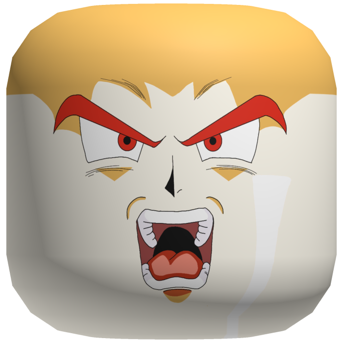 Goku SSJG Face
