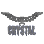 Crystal Iced out Cuban Chain
