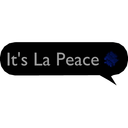 It's La Peace Roblox item