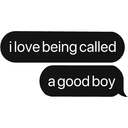 called a good boy text thumbnail