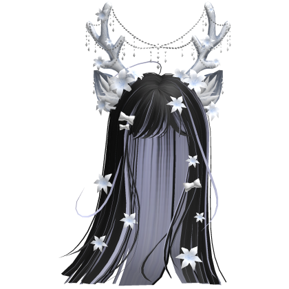 Ethereal Christmas Fairy Fawn Hair w/ Antlers