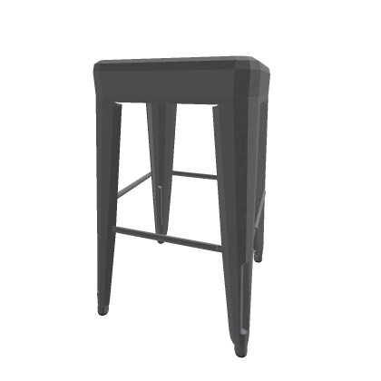 Low Poly Metal Stool