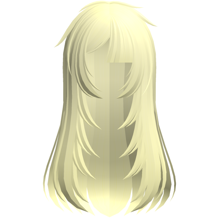 🖤 layered messy fallen angel hair in yellow