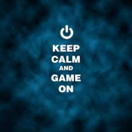 Keep Calm AND Game on Roblox decal