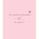 Pia Annnikas queendom!!