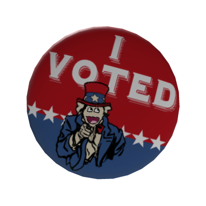 I Voted: Election Pin