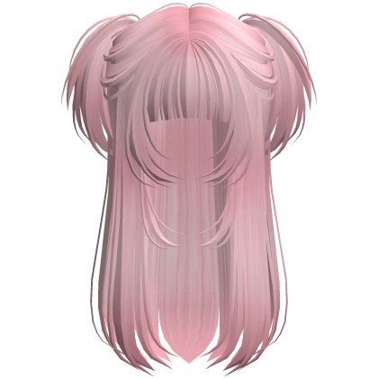 Vamp Long Straight Pigtails Pink Roblox item