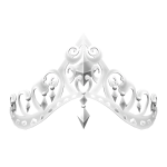 White Elegant Crown of Royalty